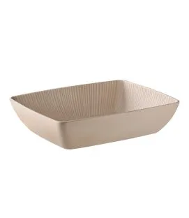 Saladier mélamine sable 32,5x26,5x7,5 cm 3,5 L Nero Aps