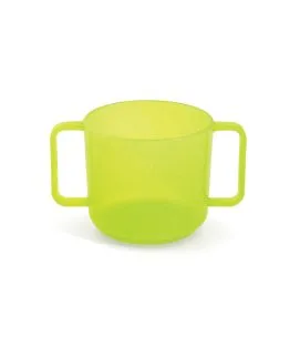 Tasse avec anses rond jaune polypropylène (pp) 20 cl Vaisselle Enfance Plastorex