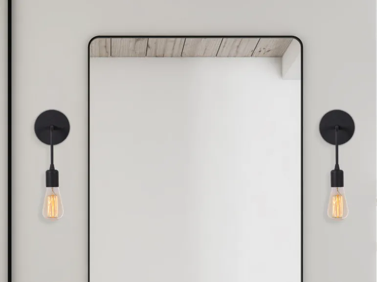 Applique murale MARTINI 1 lampe noir