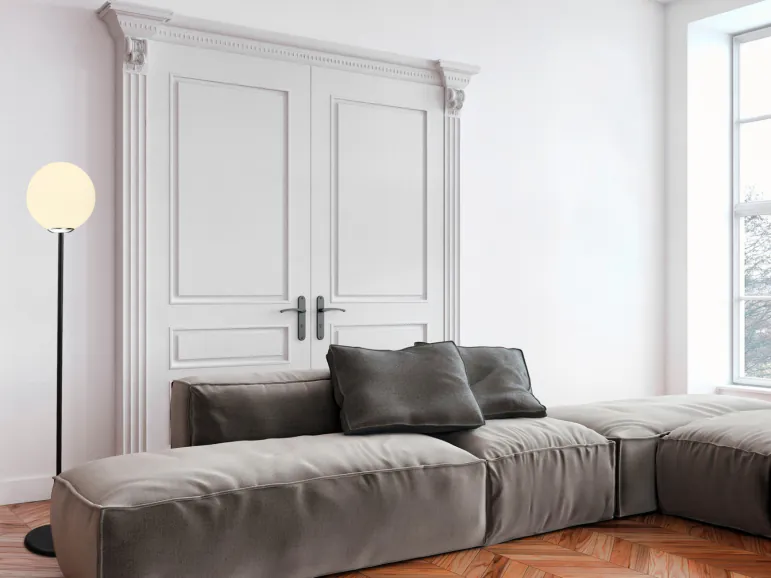 Lampadaire LICK 1 lampe noir