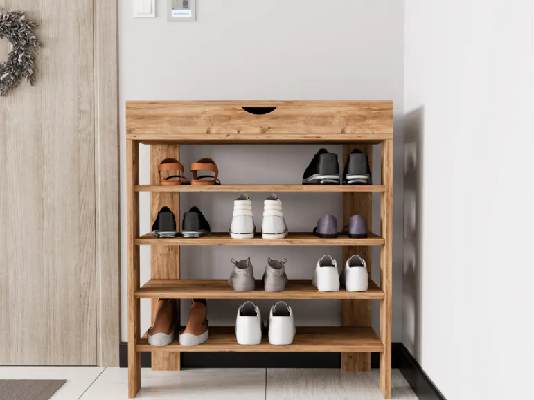 Meuble à chaussures ROYELLE 1 porte pin atlantique