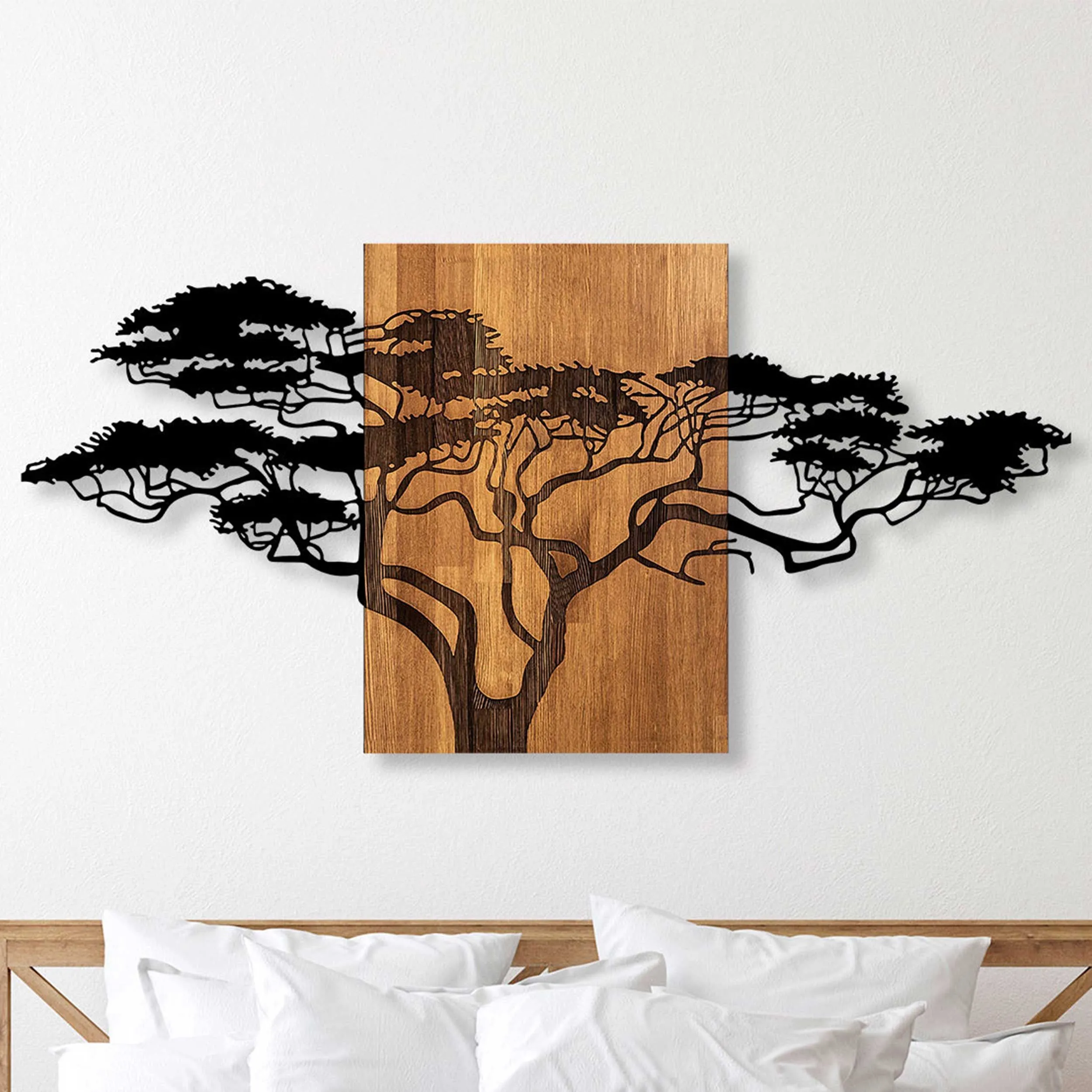 Accessoire mural décoratif en bois Wallity