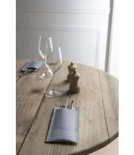 Pochette gris papier 20x10 cm Waves Pro.mundi (50 pièces)