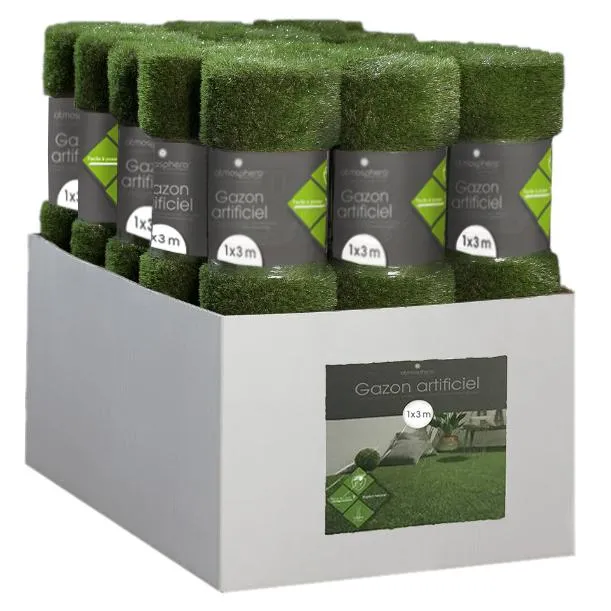 GAZON ARTIFICIEL ROULEAU 1X3M