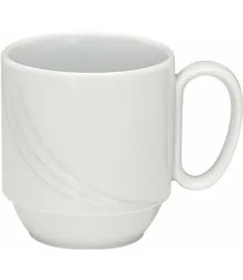 Tasse à déjeuner blanc porcelaine 28 cl Ø 7,9 cm Donna Senior Schonwald
