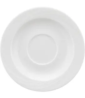 Sous tasse rond blanc porcelaine Ø 16,9 cm Donna Senior Schonwald