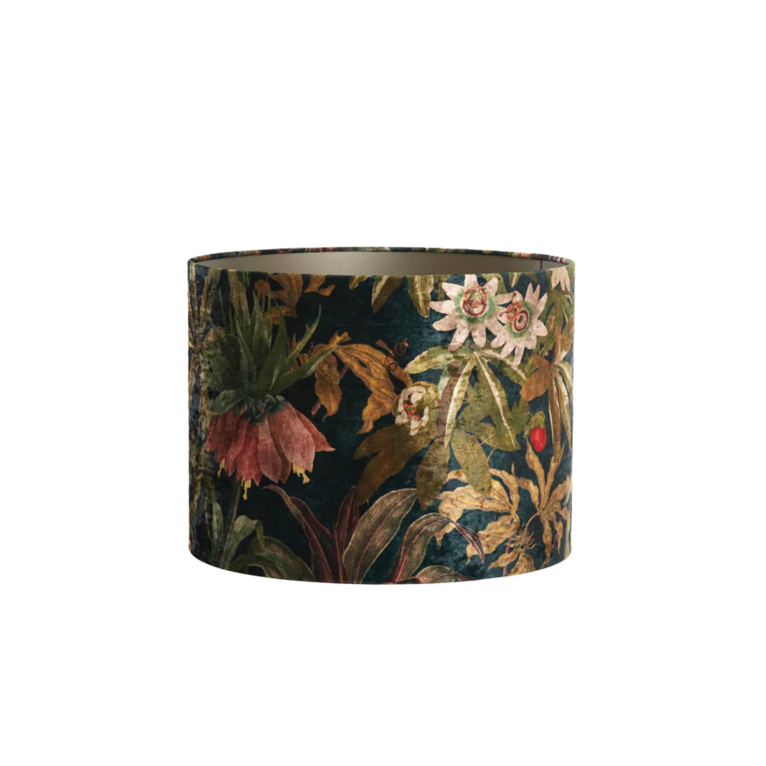 Abat-jour à motif floral, forme cylindrique Light & Living Passion – Ø 40 cm