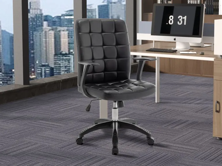 Chaise de bureau LUKALO noir