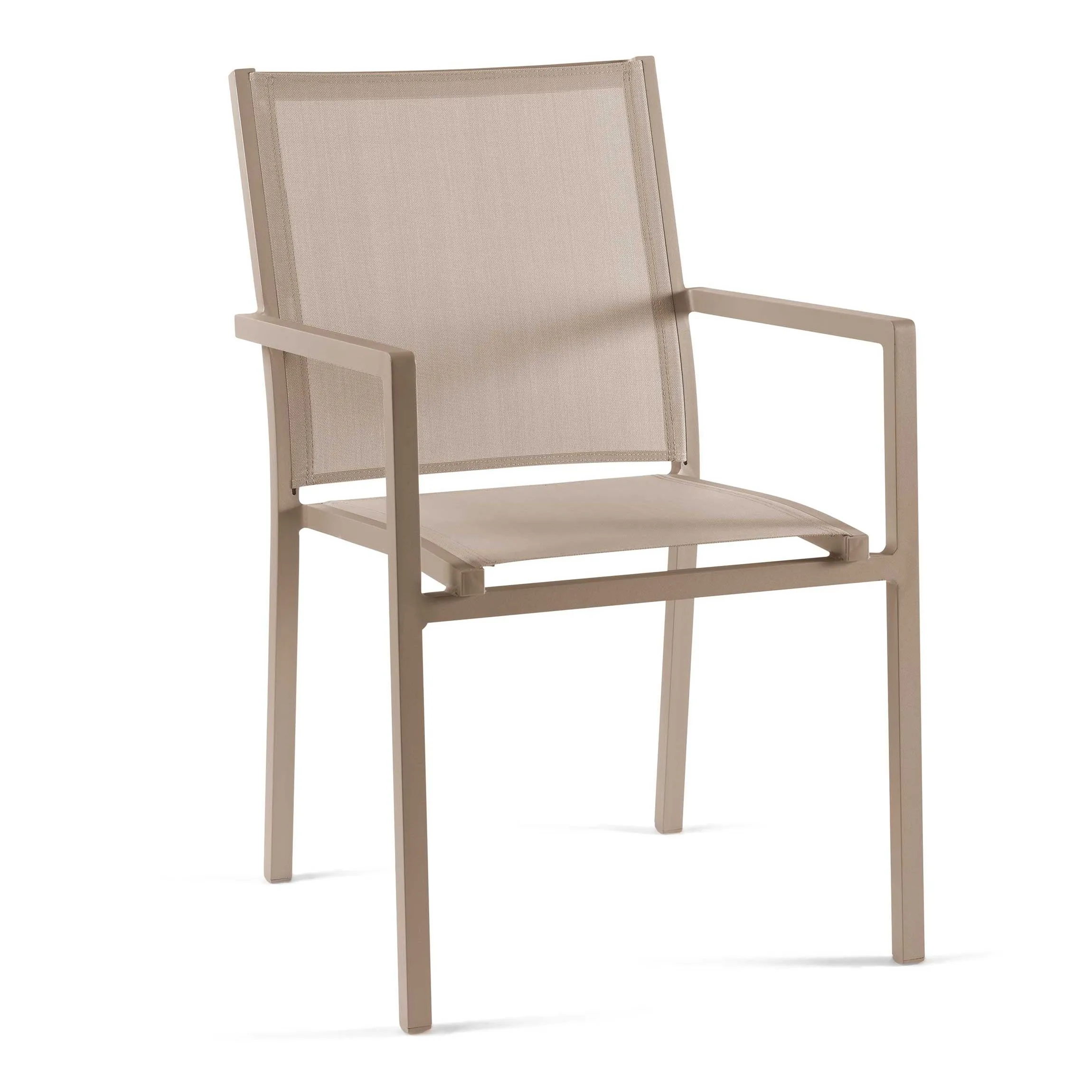 Chaise de jardin Arianne | 55 x 56 x 87 cm | Couleur champagne