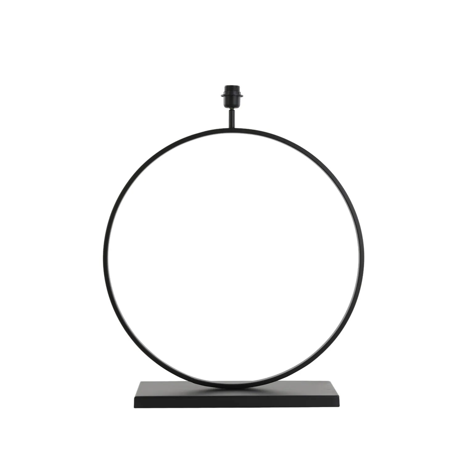 Socle de lampe rond noir Light & Living Liva – H. 79 cm