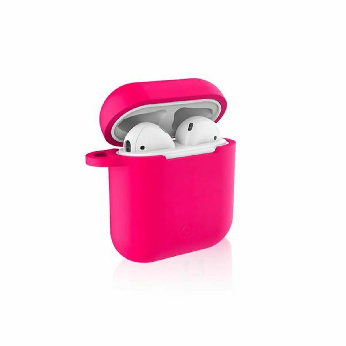 Étui silicone fuchsia - Résiste aux chocs - Pour AirPods