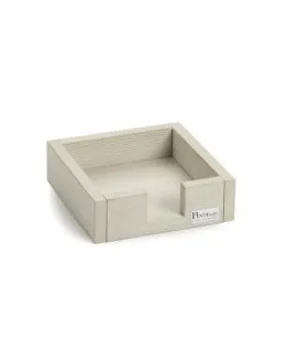 Porte-serviette bois 21,5x21,5x6,5 cm Compact Pintinox