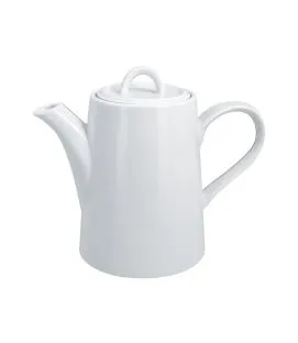Cafetière avec couvercle blanc porcelaine vitrifiée 75 cl Ø 10,9 cm Access Rak