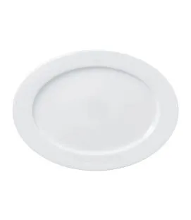 Plat blanc porcelaine vitrifiée 35,7 cm Access Rak