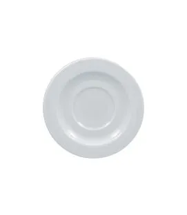 Sous tasse à bouillon blanc porcelaine vitrifiée Ø 17 cm Access Rak