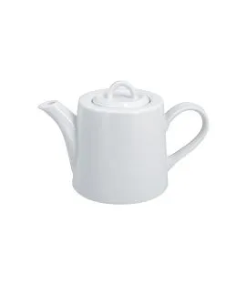 Théière avec couvercle blanc porcelaine vitrifiée 50 cl Ø 10,5 cm Access Rak