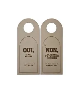 Accroche porte beige 25x10 cm Sonolys