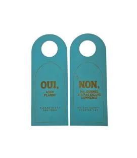 Accroche porte vert émeraude 25x10 cm Sonolys