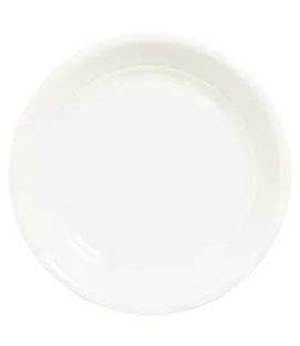Plat rond blanc porcelaine vitrifiée Ø 32 cm Amaze Rak