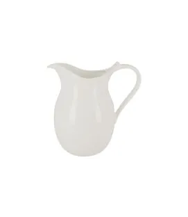 Pichet rond ivoire porcelaine vitrifiée 100 cl Anna Rak