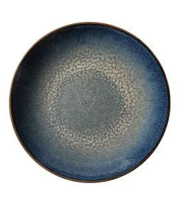 Assiette coupe creuse rond bleu foncé porcelaine Ø 26 cm Seablue Accolade