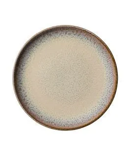 Assiette coupe plate rond beige porcelaine Ø 24 cm Savanna Accolade