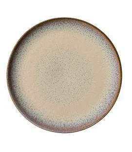 Assiette coupe plate rond beige porcelaine Ø 27 cm Savanna Accolade