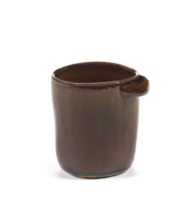 Mug ovale ocre grès émaillé 25 cl Ø 8,8 cm Out Of Lines Serax