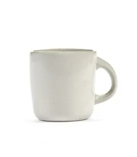 Mug ovale Off White grès émaillé 30 cl 10,5 cm Out Of Lines Serax