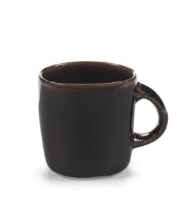 Mug ovale Brown grès émaillé 30 cl 10,5 cm Out Of Lines Serax