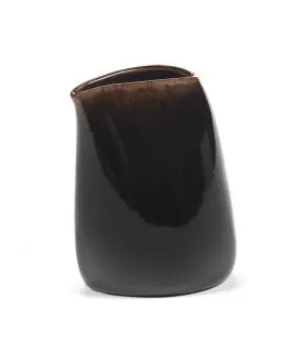 Crémier/saucière ovale Brown grès émaillé 9,6 cm Out Of Lines Serax