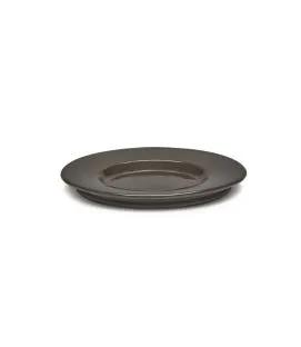 Sous tasse à café rond Slate porcelaine Ø 13 cm Dune Serax