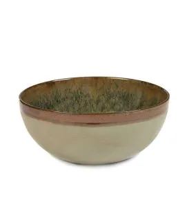 Saladier rond gris grès émaillé Ø 23,5 cm Surface Serax