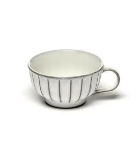 Tasse à cappuccino blanc grès émaillé 20 cl Ø 10 cm Inku Serax