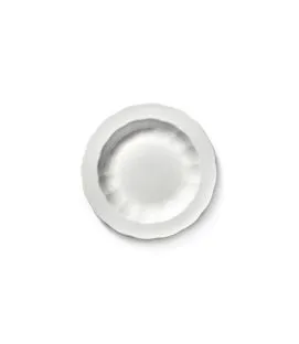Assiette creuse rond blanc porcelaine Ø 21,5 cm Silhouette Serax