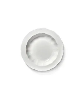 Assiette creuse rond blanc porcelaine Ø 23,7 cm Silhouette Serax