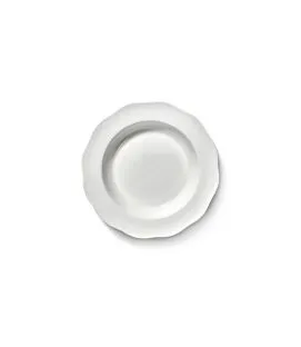 Assiette à pâtes creuse rond blanc porcelaine Ø 22 cm Silhouette Serax
