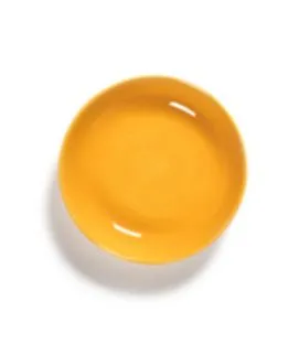 Plat rond sunny yellow grès émaillé Ø 11,5 cm Feast By Ottolenghi Serax