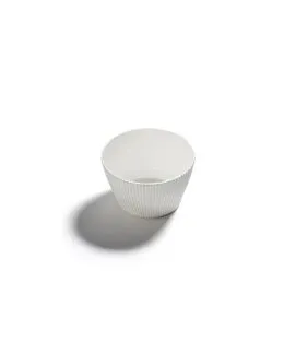 Bol conique blanc porcelaine bone china Ø 12 cm Nido Serax