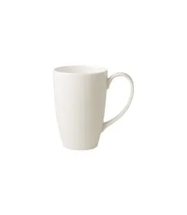 Mug rond ivoire porcelaine vitrifiée 45 cl Ø 9,2 cm Banquet Rak