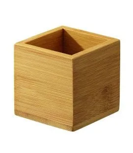 Pot carré bambou 6x6x6 cm Pro.mundi