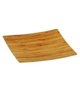 Assiette buffet bambou Naturel 20x20 cm Earth Essentials (20 pièces)