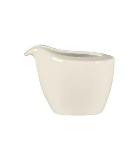 Crémier sans anse ovale blanc porcelaine bone china Ø 5,4 cm Bravura Rak