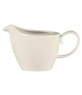 Crémier ovale blanc porcelaine bone china Ø 7,8 cm Bravura Rak