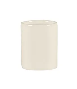 Porte cure-dents rond blanc porcelaine bone china Ø 3,9 cm Fedra Rak
