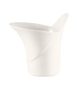 Pot à sauce rond blanc porcelaine bone china 11,6x10,3 cm Pose Rak
