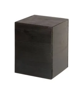 Rehausse cube bambou noir 17x17x20 cm Pro.mundi