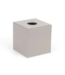 Boîte à mouchoirs carré beige plastique London Foh