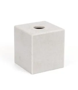 Boîte à mouchoirs carré ciment résine Miami Foh