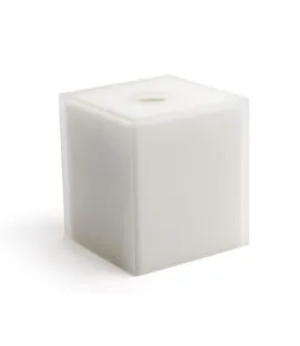 Boîte à mouchoirs carré blanc résine Nassau Foh